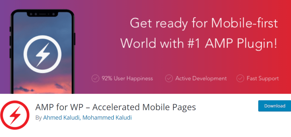 Плагин AMP for WP – Accelerated Mobile Pages