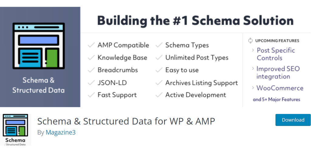 Плагин Schema & Structured Data for WP & AMP