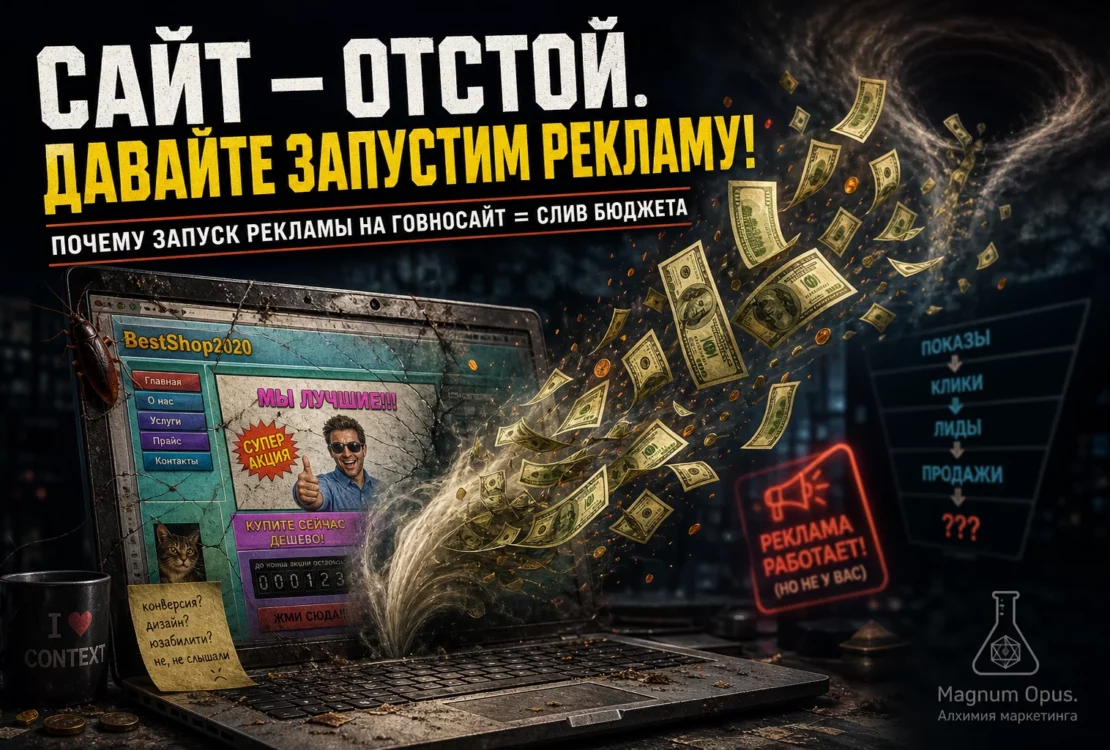 Когда вам говорят что сайт г*вно - это следует понимать буквально!